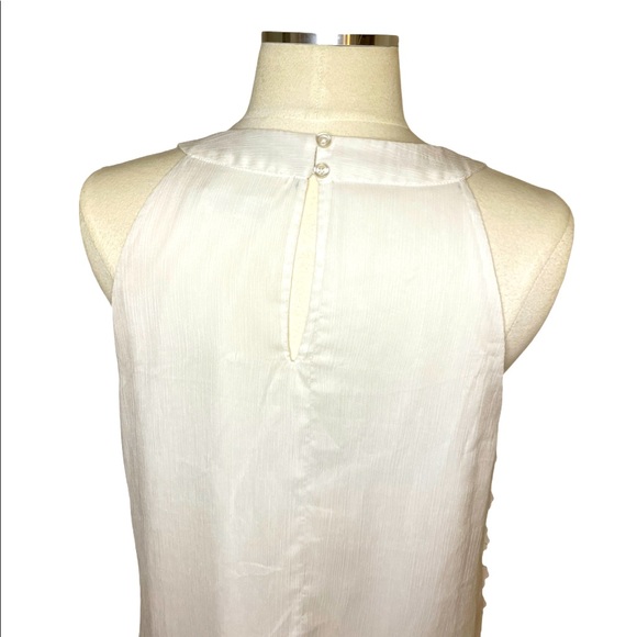 7th Avenue Women’s Blouse 3D Flowers Sleeveless - Picture 5 of 7